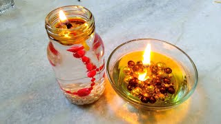 How to make water candles.Diwali decoration ideas 2020.No wax candles.My Magic art and crafts.