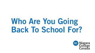 Who are you going back to college for?