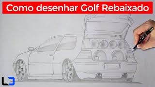 GOLF REBAIXADO COM SOM como desenhar (Dicas simples para iniciantes)