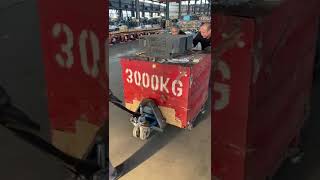 Running 3.5tons loading test on 3tons hand pallet truck