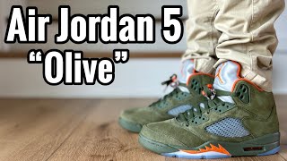 Air Jordan 5 “Olive” 2024 Review & On Feet