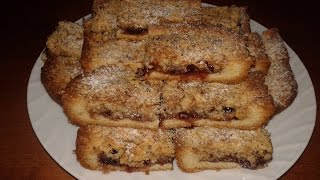 Тертый пирог с вареньем. Вкусный тертый пирог