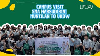 Kunjungan SMA Marsudirini Muntilan ke UKDW Jogja