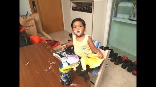 TRYING TO FEED MY 17 MONTH TODDLER - VLOG | Fifiliciousify