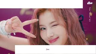 Twice(Sana) - The Feel MV (Solo Screen-Time Distribution) Mine