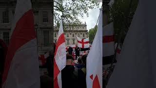 St George's Day  2024 Danny Tommo talking to crowd