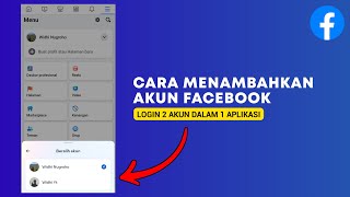 Cara Login 2 Akun Facebook Dalam 1 Aplikasi - Menambahkan Akun Facebook