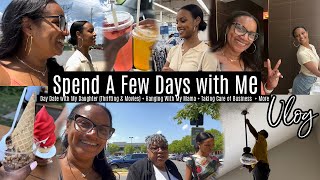 RWM Vlog #121 | Day Date with @kaylajaden  (Thrifting & Movies) | Hanging Out With My Mama + More