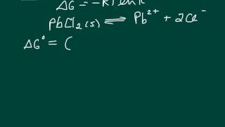 Free Energy and Equilibrium Constant