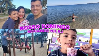 DOMINGO DE PRAIA EM FAMÍLIA/ PARQUINHO E AÇAÍ💜