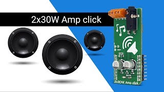 2x30W Amp click | a class-D audio amplifier