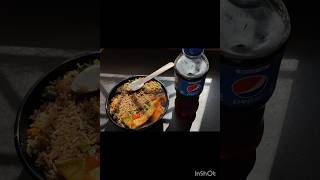 Paneer chilli & fried rice #paytmpromocodes #wow #wowchina #paneerchili #friedrice #pepsi #offers