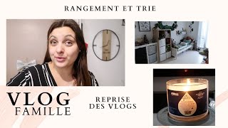 VLOG MAMAN ▶ FEVRIER / RANGEMENT ET TRIE  / BOUGIE COUP DE COEUR