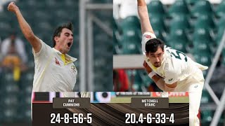 Pat cummins today bowling 5 wicket #pakvsaus #patcumminstodaybowling #starctodaybowling #highlights