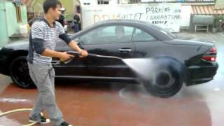 How to wash a SL55 AMG