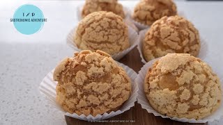 Earl Grey Cream Puffs (Choux au Craquelin)