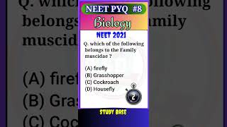 NEET PYQ - 8 | NEET Biology Previous year Question | NEET 2023 PYQ | #mcq_quiz_8 #shorts