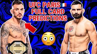 UFC PARIS 🇫🇷 Full Card Breakdown !