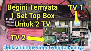 Gak Usah Beli Lagi, Satu Set Top Box Bisa Digunakan 2 TV Analog untuk Nikmati Siaran TV Digital