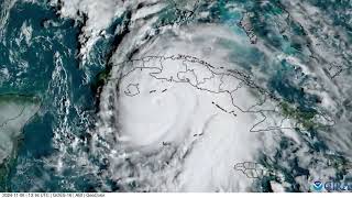 The Eye of the Storm: Satellite Imagery of Hurricane Rafael Landfall