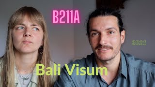 BALI EINREISE B211 VISUM I Indonesien 2021I