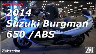 2014 Suzuki Burgman 650 Scooter - NYC Moto Expo