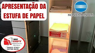 Estufa para papel. Estufa para tirar umidade de papel. (Desumidificador de papel)