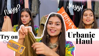 Urbanic Try on Haul starting Rs. 350! | *My first purchase and first impression* | Vratika Gupta