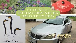 The Estate of Patricia Liptrap Auction - Guelph - Opens September 22nd! #ontarioauction