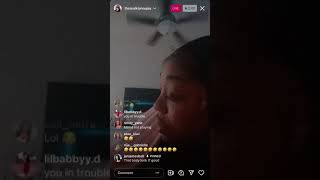 Kianna Jay IG Live after BBL