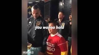 Ibrahimović encourages the little boy - Enjoy the moment