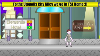 The Superhumanoid Lands Demo 2 - Utopolis City Alley Tutorial #gdevelop