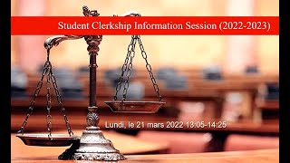 Clerkship Mooting Info Session