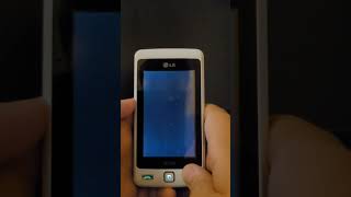 Startup & shutdown + battery low LG Cookie (KP501 TIM) #shorts #retro #vintage