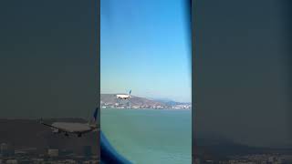 Smooth side by side landing coming into #SFO #united #airlines #unitedairlines #goodvibes