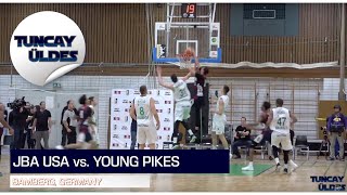 LaMelo Ball with a POSTER DUNK - Team JBA USA vs. Baunach Young Pike