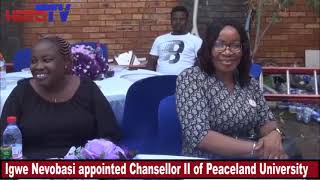 NEWS: Why we appointed Igwe Cyprian Nevobasi the Chancellor Peaceland University....@herotvng