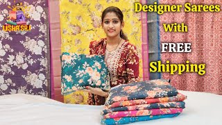 Designer Sarees | With Free Shipping | Saree Vlogs | Traditional | Saree | Onlinesarees | Fashion