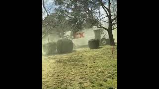 Big Tree Hits FedEx Truck