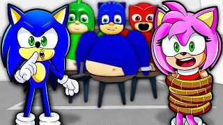 Sonic RESCUES Amy From PAJAMA MASK PRISON!