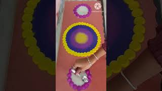 Makar sankranti special rangoli#shortsfeed#rangoliart#rangoli#ytshorts#rangolidesigns#easy