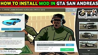 How To Install Mod In GTA San Andreas 2022 | SHAKEEL GTA