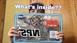 What's in my travel bass fishing box??