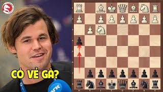 Magnus Carlsen lại dùng khai cuộc bựa “troll” kiện tướng không trượt phát nào