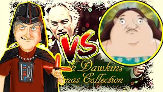 Darth confronts creator of "Darth Dawkins Christmas Collection"