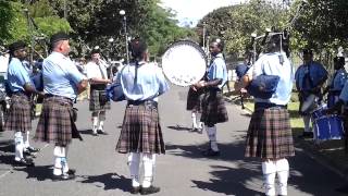 Pipers - Dawn Patrol MOTH Shellhole - Border War Commemoration - 2 Feb 2014