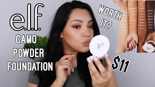 ELF CAMO POWDER FOUNDATION 1st impression | Review