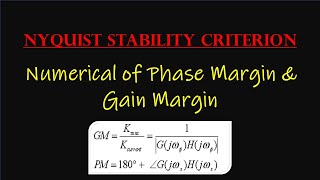 Numerical of Gain Margin and Phase Margin || Nyquist Stability Criterion