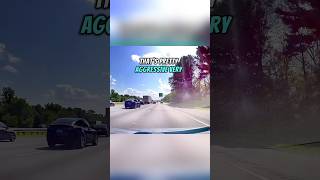 Aggressive driving is what they do caught on dash camera #shorts #short #viral