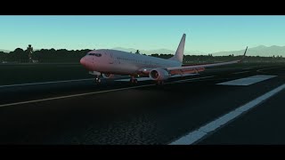 #Swiss001Landing PERFECT 737 LANDING at Puerto Princesa Intl. (RPVP) | X-Plane 11